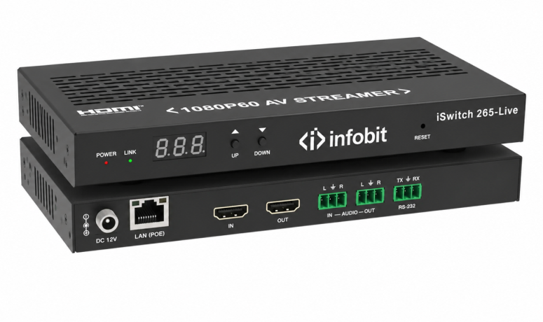 AV-стример Infobit iSwitch 265-Live 1080P60 AV Streamer